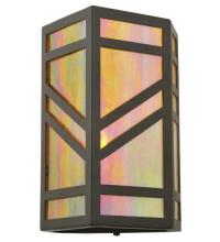 Meyda Black 117911 - 7"W Santa Fe Wall Sconce