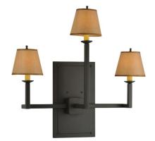 Meyda Black 118615 - 25"W Brach Ring 3 LT Wall Sconce