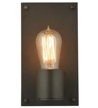 Meyda Black 118636 - 5"W Alva Wall Sconce