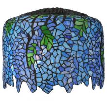 Meyda Black 118687 - 18" Wide Tiffany Wisteria Shade