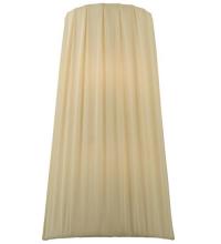 Meyda Black 119129 - 9" Wide Channell Tapered & Pleated Wall Sconce