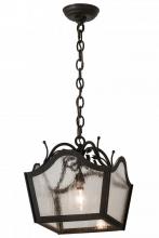 Meyda Black 119806 - 12" Square Terena Pendant