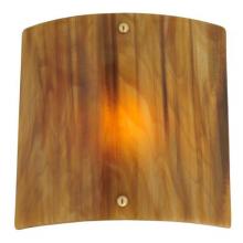 Meyda Black 119966 - 11"W Metro Fusion Marble Glass Panel Wall Sconce