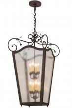 Meyda Black 120306 - 20"Sq Tessa 8 Light Pendant