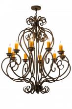 Meyda Black 120426 - 42"W Fernando 10 LT Chandelier