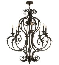 Meyda Black 120434 - 36"W Josephine 8 LT Chandelier