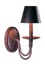 Meyda Black 120767 - 5" Wide Bell 1 Light Wall Sconce