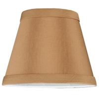 Meyda Black 120833 - 5"W X 4"H Faille Pecan Shade