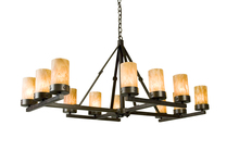 Meyda Black 121079 - 52" Wide Parker 12 LT Chandelier