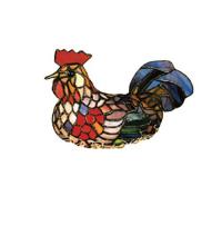 Meyda Black 12122 - 6.5"H Rooster Accent Lamp