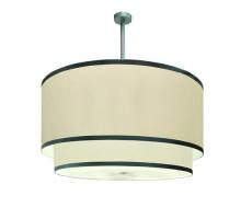 Meyda Black 121321 - 72"W Cilindro Two Tier Pendant