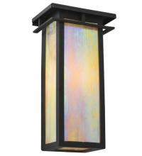 Meyda Black 121431 - 6"W Portico Mission Wall Sconce