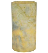 Meyda Black 121494 - 3.4"W Cylindre Light Green Jadestone Shade