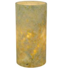 Meyda Black 121712 - 4"W Cylindre Light Green Jadestone Shade