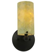 Meyda Black 121785 - 5"W Cilindro Jadestone Wall Sconce