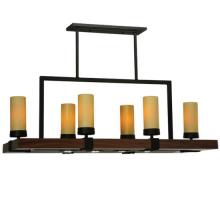 Meyda Black 122288 - 38"L Grand Terrace Oblong Pendant