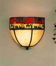 Meyda Black 12235 - 12"W Camel Wall Sconce