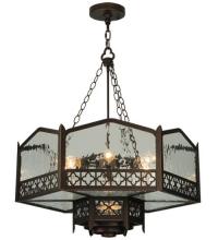 Meyda Black 122596 - 30"W Church Pendant