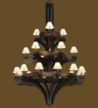 Meyda Black 122634 - 62"W Castilla 3 Tier Chandelier