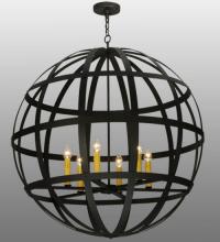 Meyda Black 122886 - 42"W Atlas Pendant