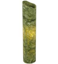 Meyda Black 123465 - 3.4"W Cylindre Green Jadestone Shade