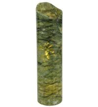 Meyda Black 123474 - 4"W Cylindre Green Jadestone Shade