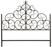 Meyda Black 123639 - 72"H X 78"W Tempest King Size Headboard