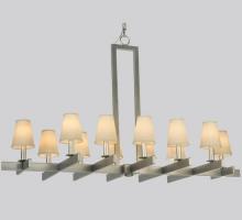 Meyda Black 124453 - 48" Long Dante 12 Light Chandelier