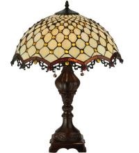 Meyda Black 124834 - 24"H Jeweled Katherine Table Lamp