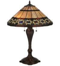 Meyda Black 125114 - 25"H Ilona Table Lamp