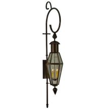 Meyda Black 125506 - 18" Wide August Lantern Wall Sconce