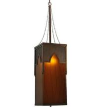 Meyda Black 125519 - 15" Square Bellver Pendant