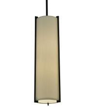 Meyda Black 125591 - 6.5"W Cilindro Mini Pendant