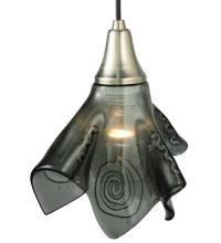 Meyda Black 126195 - 9"W Metro Fusion Super Nova Mini Pendant