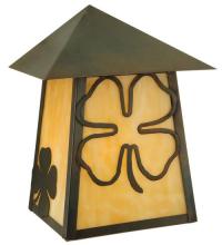 Meyda Black 126268 - 9"W Stillwater Shamrock Wall Sconce