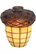 Meyda Black 126555 - 7" Wide Acorn Shade