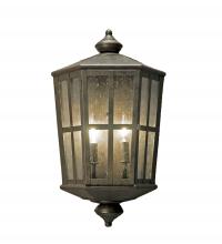 Meyda Black 127121 - 12" Wide Manchester Wall Sconce