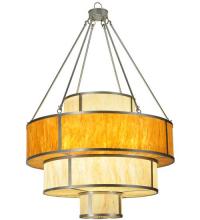 Meyda Black 127927 - 44"W Jayne 4 Tier Pendant