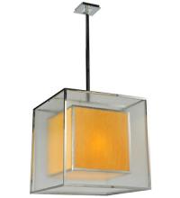 Meyda Black 128290 - 22"Sq Quadrato Lange Pendant