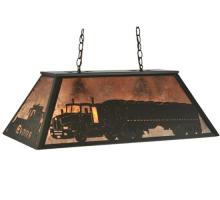 Meyda Black 128638 - 33"L Personalized Evan's Oblong Pendant