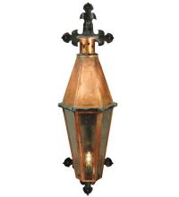 Meyda Black 128683 - 14"W Millesime Lantern Wall Sconce