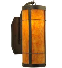 Meyda Black 129094 - 6" Wide Villa Wall Sconce