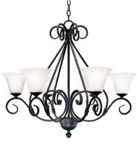 Meyda Black 129201 - 30" Wide Olivia 6 Light Chandelier