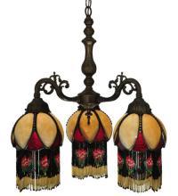 Meyda Black 129597 - 20"W Isabella 3 Arm Chandelier