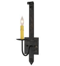 Meyda Black 130024 - 5" Wide Primitive Wall Sconce