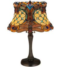 Meyda Black 130762 - 22.5"H Hanginghead Dragonfly Table Lamp