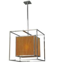 Meyda Black 131699 - 22"Sq Kitzi Box Pendant