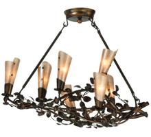 Meyda Black 131817 - 34" Long Vinca Vine 7 Light Chandelier