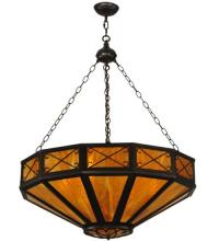 Meyda Black 132521 - 33"W Excellente Inverted Pendant