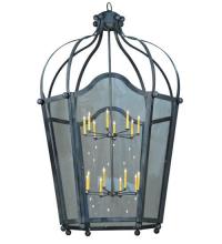 Meyda Black 133494 - 67"W Citadel 16 LT Pendant